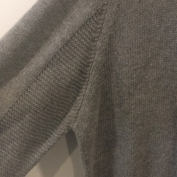 ALPHA & STEELE Men’s Grey half Zip Neck Sweater - Picture 6 of 8